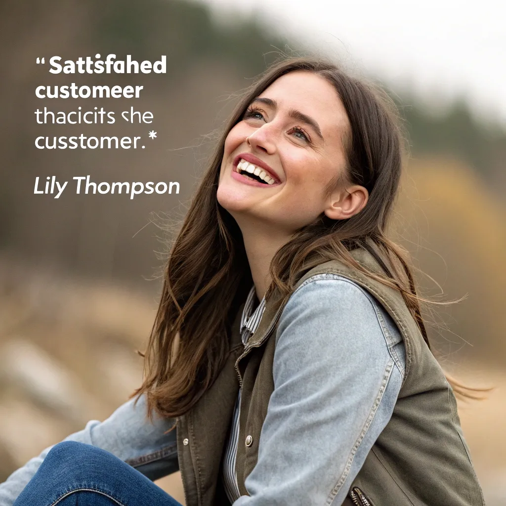 Satisfied customer Lily Thompson