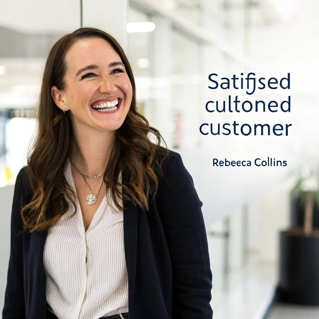 Satisfied customer Rebecca Collins